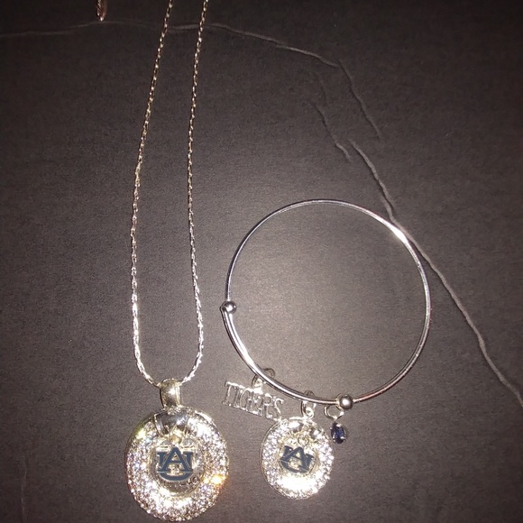 Jewelry - Auburn University  Necklace & Bracelet Set